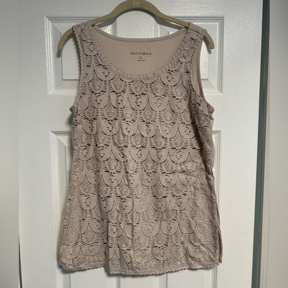 đź’™Fashion Bug crochet Tank top XL - Picture 2 of 7